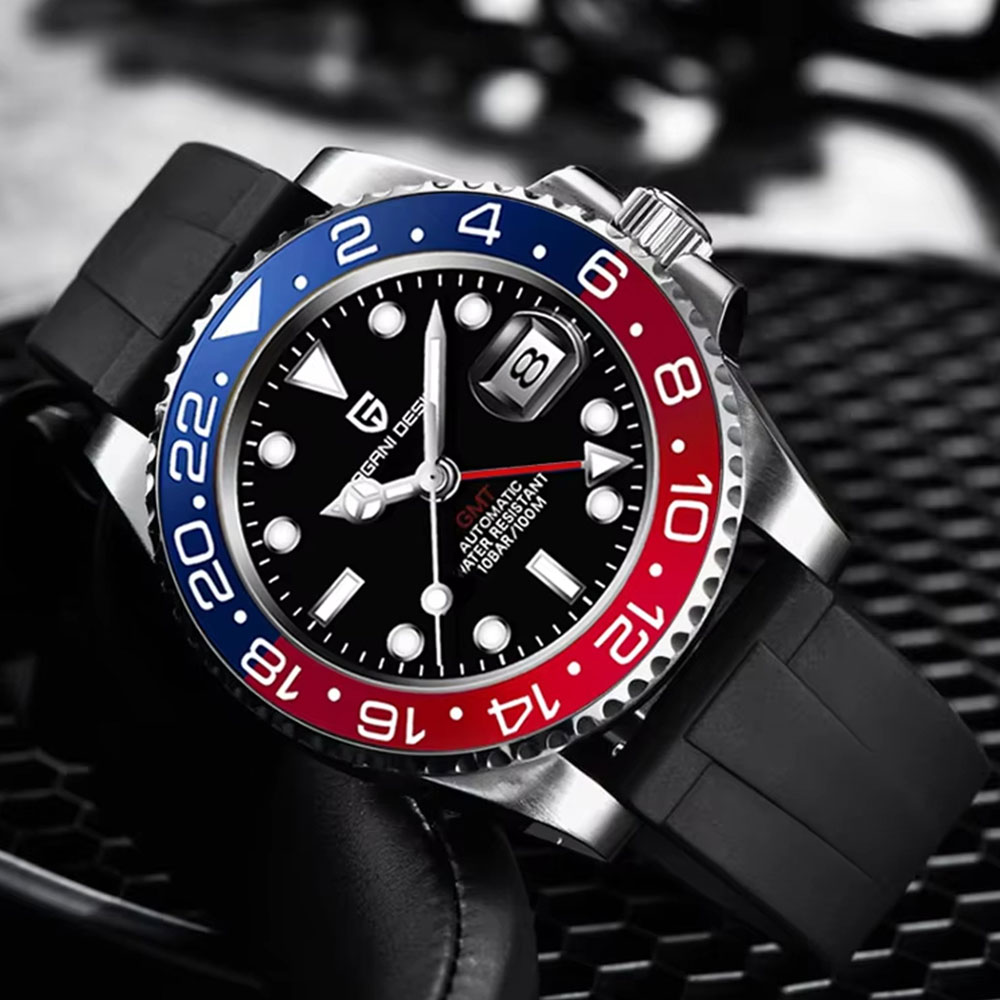 Cycling Zones - 40mm PAGANI DESIGN GMT Men Watch
