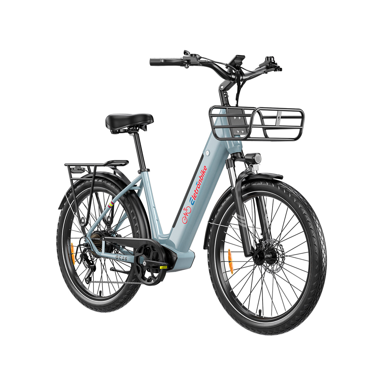 Commuter Biking - ELETRONBIKE OC26 Rear Hub Motor Aluminum