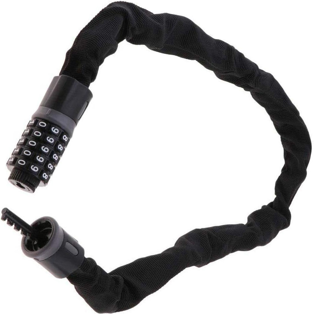 Chain Lock Combination - Universal 5-Digit Combination Bike Chain Lock