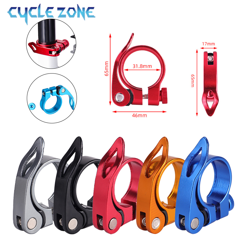 Cycling Zones - Bicycle Seatpost Clamp Aluminum Alloy 31.8mm