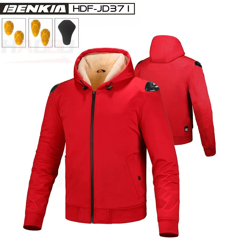 Cycling Commute Jacket - BENKIA Motorcycle Women Cycling Jacket Men