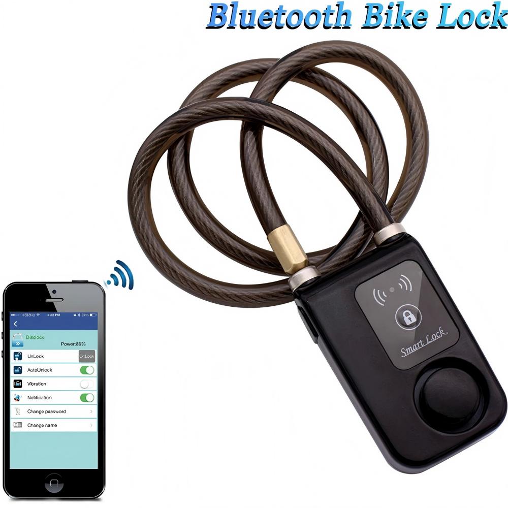 Bluetooth Smart Bike Lock Wate - Chain Lock Combination 评论和价格