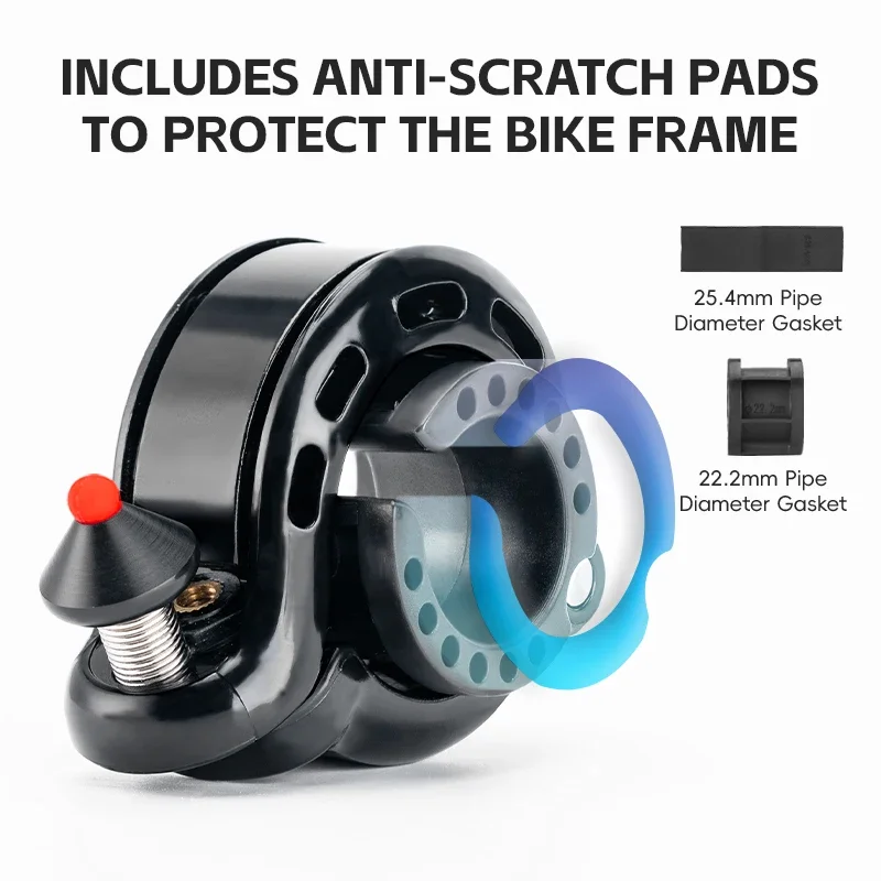 ROCKBROS Bike Bell Cycling Lou - Bell Handlebar Ring 评论和价格