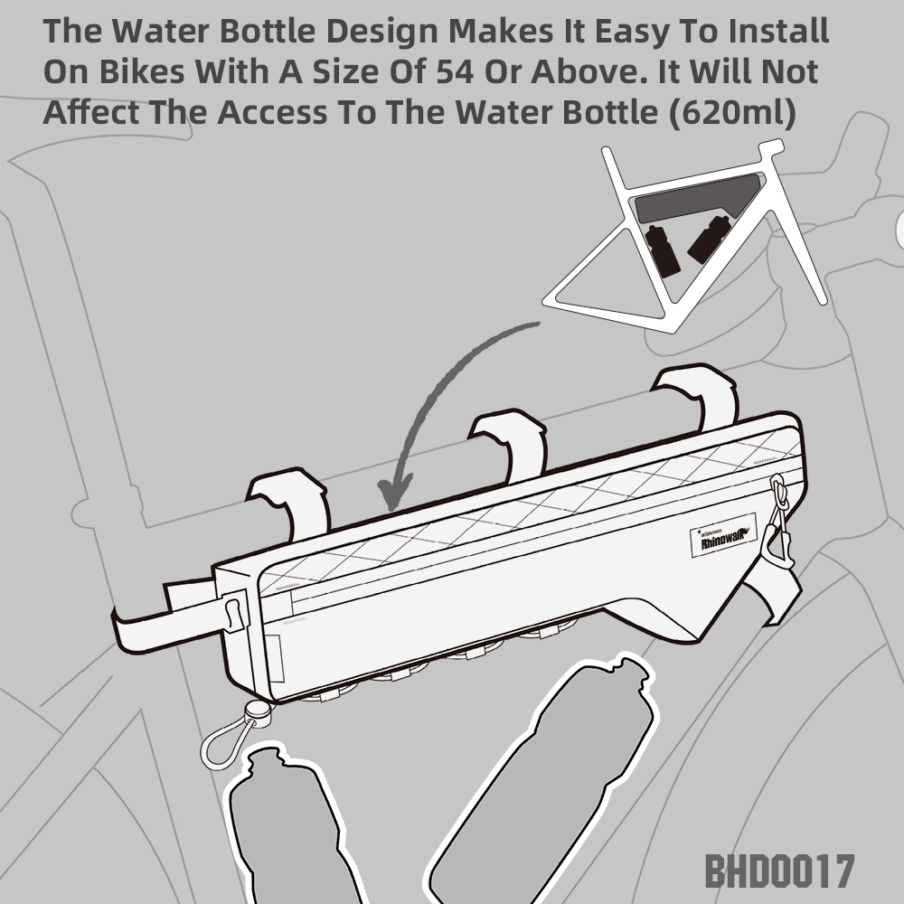 Rhinowalk Bike Frame Bag Water - Cycling Journey 评论和价格