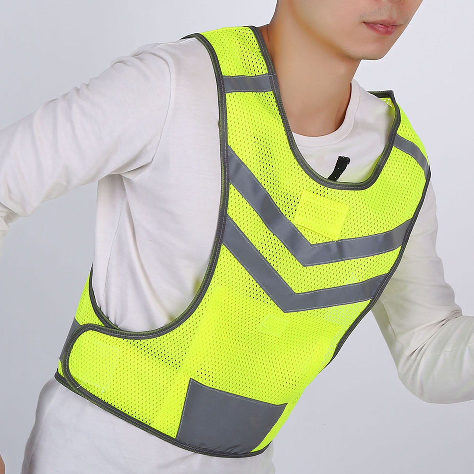High Visibility Adjustable Ref - Reflective Vest Cycling 评论和价格