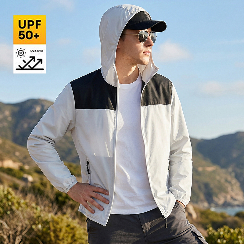New Summer Men's Sunscreen Jac - Cycling Commute Jacket 评论和价格