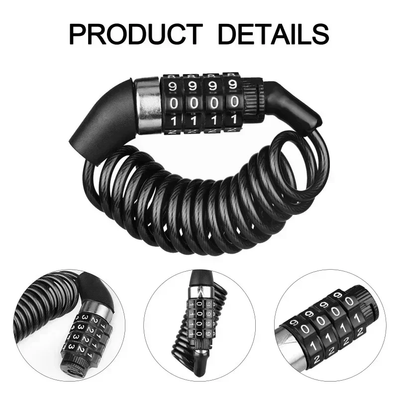 Motorcycle Bicycle Anti-Theft  - Chain Lock Combination 评论和价格