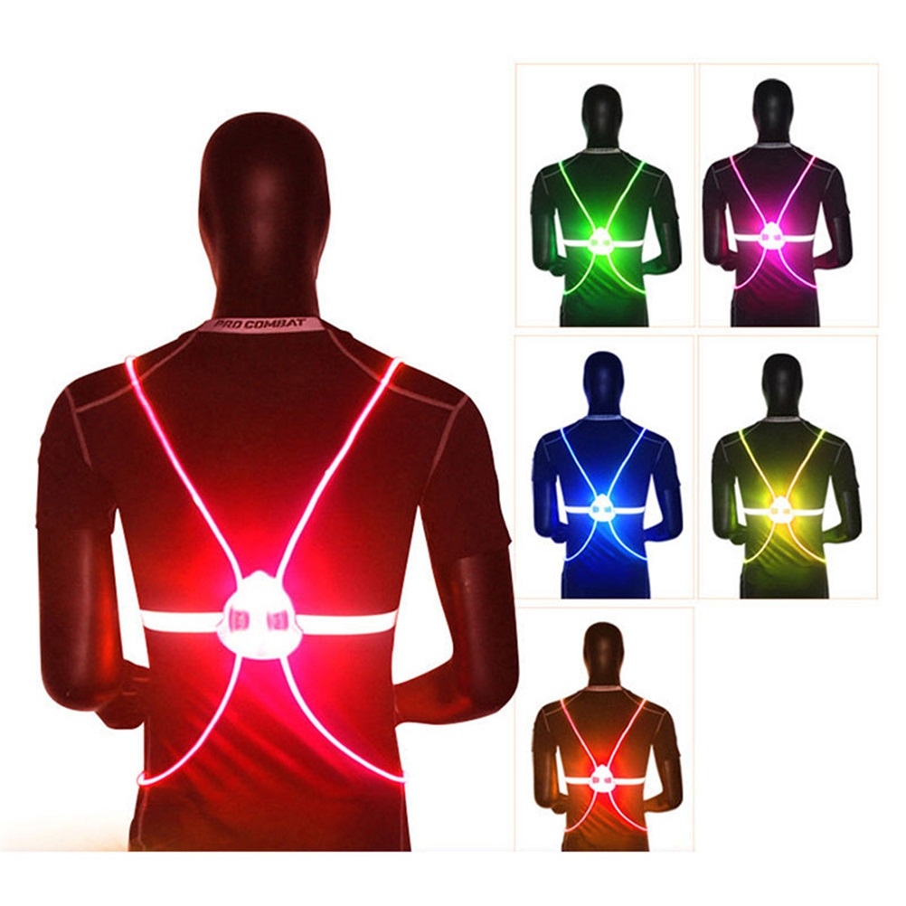 Outdoor 360 Reflective LED Fla - Reflective Vest Cycling 评论和价格