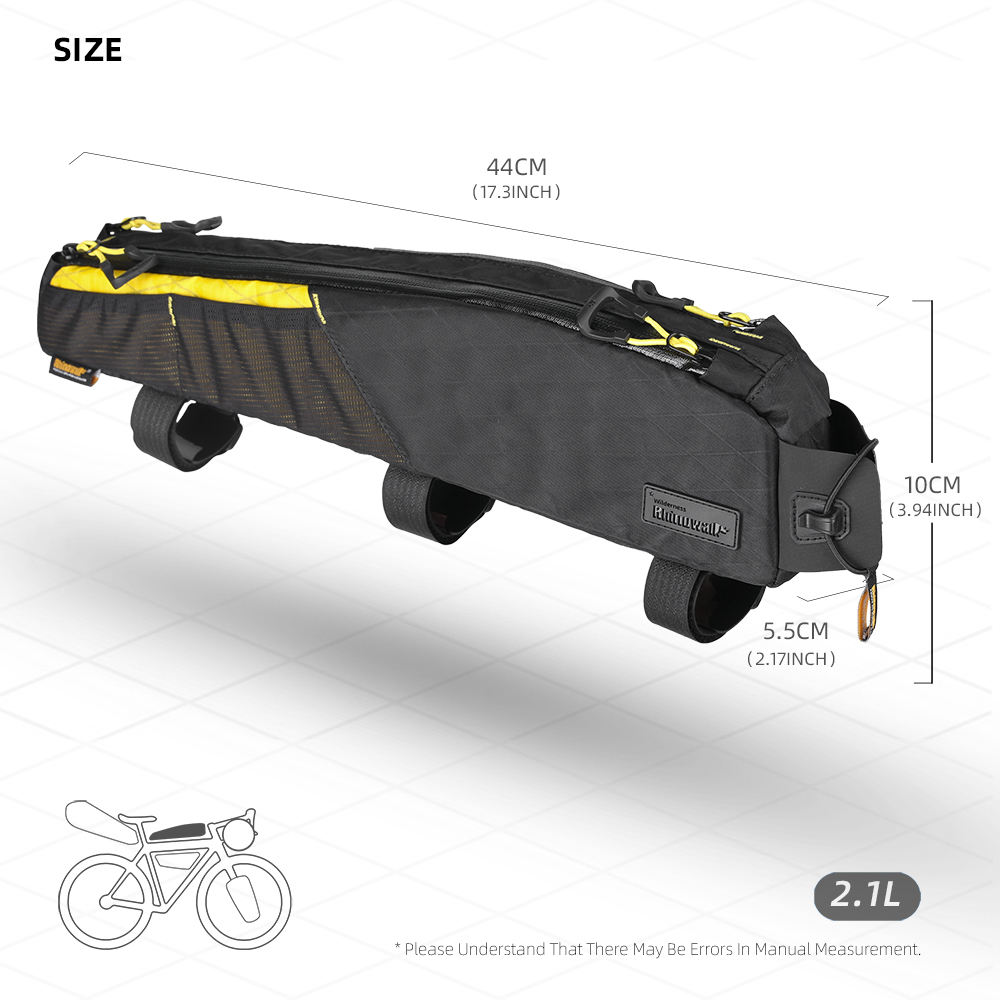 Rhinowalk Bicycle Top Tube Bag - Cycling Journey 评论和价格