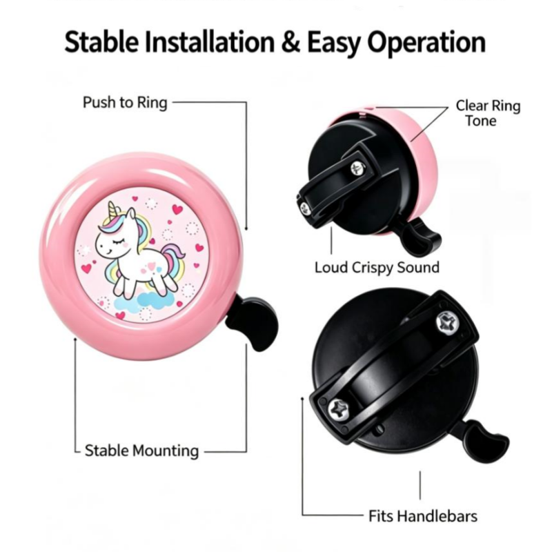 Cycling Ring Cartoon Bicycle B - Bell Handlebar Ring 评论和价格
