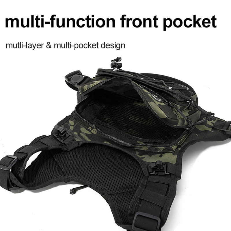 Tactical Bag Front Chest Rig V - Reflective Vest Cycling 评论和价格
