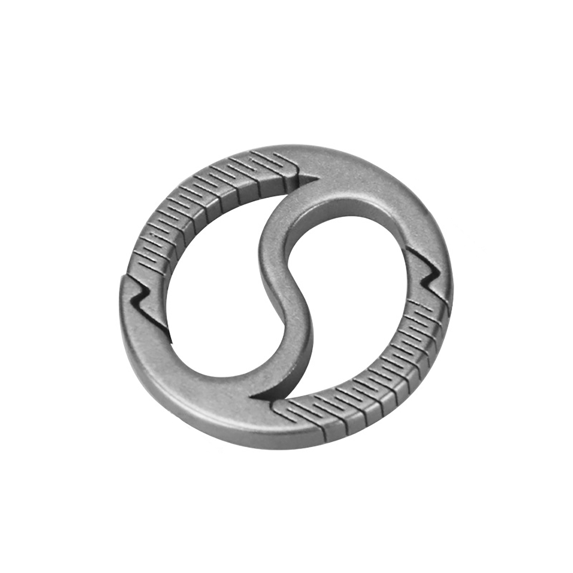 Unique simple Solid titanium S - Chain Lock Combination 评论和价格