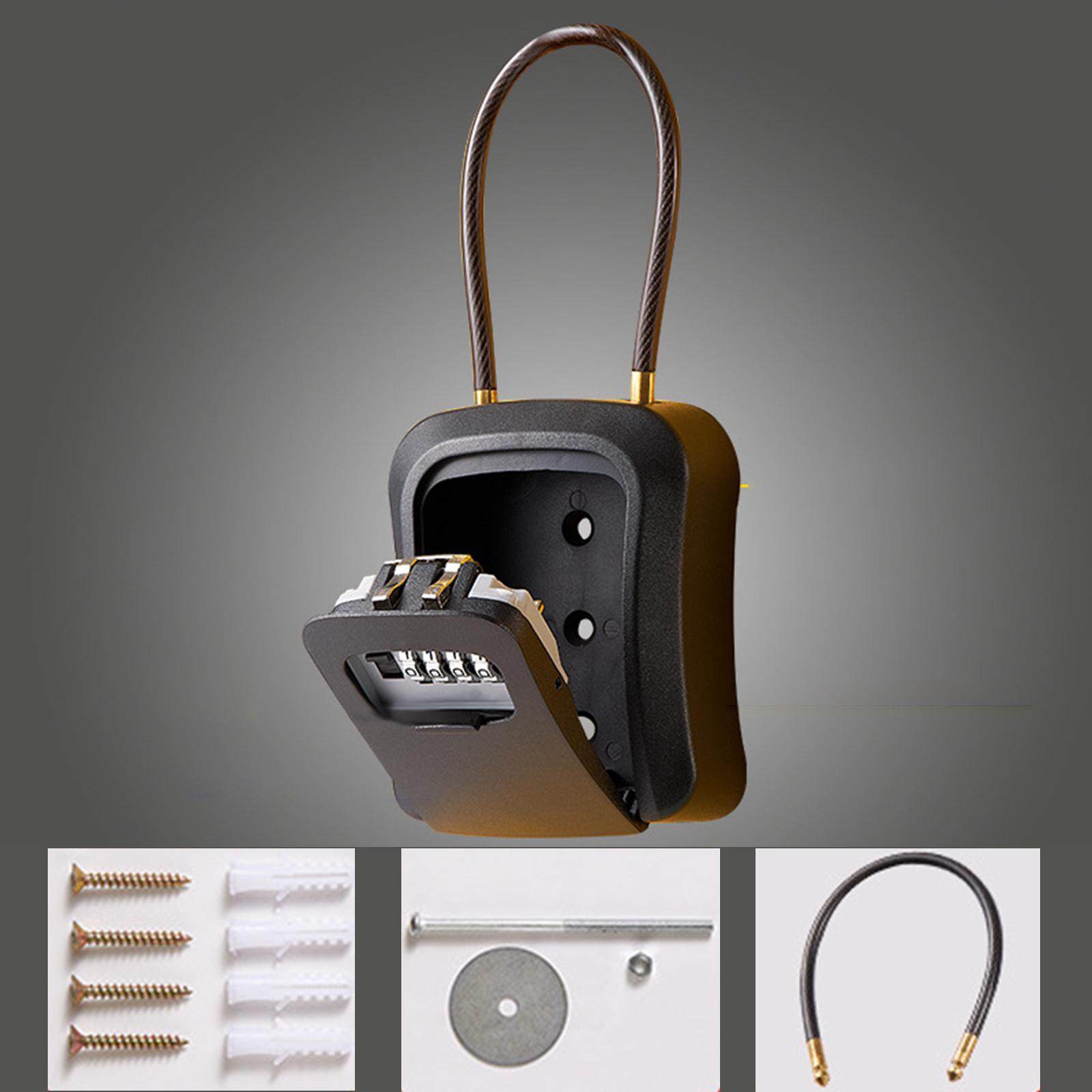 Key Lock Box Key Security Box  - Chain Lock Combination 评论和价格
