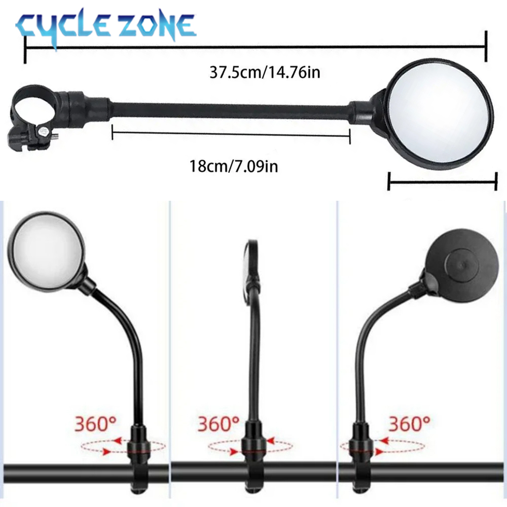 Bicycle Mirror Bike Handlebar  - Cycling Zones 评论和价格
